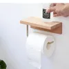 Toilet Paper Holders Wooden Tissue Holder Roll Paper Holder Towel Storage Container Home Wall Mounted Tissue Boxes Toilet Paper Rack Bathroom Shelves 231212