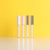 Classic Empty Lip Gloss Tubes with Wand and Brush Refillable 10ml Lipgloss Bottle Transparent Lip Glaze Containers with Stopper