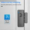 Türschlösser intelligente Tuya App IC -Kartenschloss für hölzerne Bluetooth Electronic No Drill Indoor Versteck Installation 1356 MHz 231212