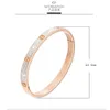 Joyas de diseño de lujo Malla de acero de titanio Oro rosa Pulsera no alérgica que no se decolora Un cielo lleno de estrellas Pulsera de alto valor Regalo