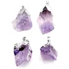 Chains Natural Stone Rose Quartz Crystal Necklace & Pendant For Women Healing Stones Pendants Shape Beads Amethysts Necklaces Men