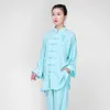 Ethnische Kleidung Tai Chi Uniform Traditionelle chinesische Volkskampfkunst Wushu Kung Fu Morgenübungsanzug Bühnenkostüm 231212