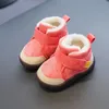 Boots Baby Shoes Boys Girls Winter Warm Plush Toddler Snow Boots 0-5 years Kids Fashion Color Matching Sneakers Anti Slip Rity Shoes 231212