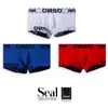 Underbyxor 0850 Male's Boxer RUNPANT PURE COMON PIT TRECK TRENDY SEXIG LÅG Midja Fit Hip Lift Jacquard Belt Fashion Sports Underwear