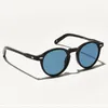 Gafas de sol de calidad superior de lujo Mosco clásico retro redondo miltzen polarizado hombres mujeres marco de acetato gafas de sol