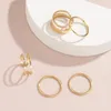 Cluster Rings Simple Stackable Set For Women/Girls Trendy Knuckle Ring Wedding Ladies Finger Fashion Jewelry Party Gifts