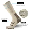 Sports Socks 80 Wool Thicken Warm Hiking Cushion Crew For Men Women Moisture Wicking Euro Size 231213