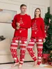 Familie Passende Outfits 2024 Weihnachten Pyjamas Baby Mutter Kinder Tochter Mama Set Weihnachten Pjs Langarm Nachtwäsche 231213