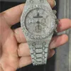 Piquet Audemar akzeptieren Anpassungsgerichtsanpassungswache 2A95 Männer Luxus Uhr ECED OUT VVS Watch Bling Diamond hohe Qualität