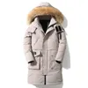 Men's Jackets Winter Men Long Windproof Hooded Jacket Multiply Pockets Detachable Hat Waterproof High Quality 2023 Brand Coat Drop