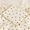 Couvertures Impression numérique Bamboo Coton Mousseline Swaddle Haute Qualité 100 100cm Born Baby Bath Serviette Wrap Poussette Couverture