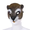 Halloween Easter Costume Party Mask Squirrel Face Masks Cosplay Masquerade for Adults Men & Women PU Masque HNA17012260O