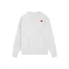 Amis Pull Unisex 디자이너 Amisweater 카디건 여성 파리 패션 스웨터 고급 브랜드 애호가 Red-Neck S-XL 풀오버 0NQD