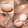 Makeup Tools Stor storlek Makeup High Light Powder Puff Fluffy Glitter Shimmering Face Body Foundation Sponge Ball Plush Cosmetic Tool 231214