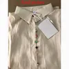 Kvinnors blusar 2023 Autumn Silk Women Blus Casual Colorful Button Up Chiffon Satin Shirt Elegant Loose Tops Chic Vintage Female 18834