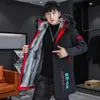 Herren Pelz Kunstpelz Herbst Winter Herren Fleece Mittellange Kapuzenjacken Pelzkragen Dicke Warme Windjacke Streetwear Langer Mantel Parka Q231212