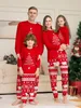 Familie Passende Outfits 2024 Weihnachten Pyjamas Baby Mutter Kinder Tochter Mama Set Weihnachten Pjs Langarm Nachtwäsche 231213