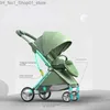 Коляски# Новая детская коляска для близнецов, разделяемая амортизация, несколько колясок, легкая складная двухсторонняя детская коляска для сидения и лежания Q231215