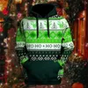 Mens Hoodies Sweatshirts Winter for Sweater 3d Christmas Tree Print Pullover Overdimensionerade män Toppar Male Style Loose Vintage Clothing 231214