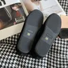 Designerschuhe Luxus Black Ballet Bowknot Flats Schuhe Frauen Frühling gesteppt echtes Leder Frauen Samt Tanzschuhe runde Zehen Damen Kleidschuhe