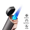 CC Blue Flame Torch Lighter Metal Windproof Outdoor Airbrush Cigar Grill Kitchen Welding Airbrush Tool Cigar Cutter