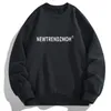 Mens hoodies tröjor harajuku crewneck män mode långärmad hoodie casual brev tryck tröja för ung pullover 231214