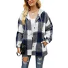 Damen Blusen Hemden Herbst Winter Neue Vintage Plaid Gedruckt Dickes Hemd Damen Lose Lässige Mode Knöpfe Bluse Damen Langarm Cardigan Tops YQ231214