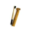 save us porte-brosse à dents en bois bambou 100% dégradable coffret de voyage avec étui pour enfant et adulte BJ