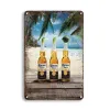 Ny Corona extra öl affisch omslag väggdekor metall skylt vintage pub bar toalett hem strand vardagsrum man grotta dekoration tennskyltar