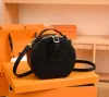 Spring and summer shoulder small round bag handbag texture simple commuter bags tide