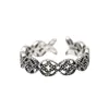 Bröllopsringar str8 ring enkel design gör gammal för kvinnor fest jubileum retro smycken tillbehör 231212