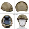 Ski Helmets Army Tactical Helmet Halfcovered Military Airsoft Safety Head Protect Hunting Shooting for Paintball Sports 231213