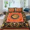 Bedding sets Luxury Black Gold 3Pcs Geometric Queen King Full Size Duvet Cover Linen Set 2 Seater Bedspread 200x200 240x220 160x200 231214