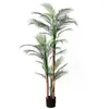 Decorative Flowers 65/70/110/140cm Artificial Palm Plants Fake Topical Leaves Tall Plastic Tree Wedding Party Office Home Garden Decoration