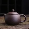 Garrafas de água Yixing Bule de Chá Boutique Roxo Argila Xishi Bule Ore Beauty Kettle Master Handmade Teaware Cerimônia Bola Buraco 231214