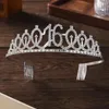 Grampos de cabelo decorações de festa de aniversário para meninas princesa tiaras de cristal bandana nupcial baile coroa casamento acessórios jóias