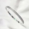 Bijoux de créateurs de mode pleins de diamants pour femmes, bracelet creux simple en acier titane qui ne se décolore pas, bijoux de design classique