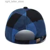 Casquettes de Baseball CLIMAT Mode Plaid Casquette de Baseball Femmes Plaid Chapeau Casquette Chèques Coton Pas de Chapeau Casquettes Classique Chèques Casquette Chapeau pour Hommes Femmes YQ231214