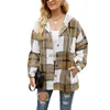 Damen Blusen Hemden Herbst Winter Neue Vintage Plaid Gedruckt Dickes Hemd Damen Lose Lässige Mode Knöpfe Bluse Damen Langarm Cardigan Tops YQ231214