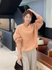 Velvet de chameau de mouton Sweater doux et collant pour l'hiver pour femmes Nouveau pull en tricot lâche