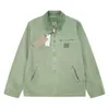 Дизайнерская мужская куртка Модный бренд Carhart Detroit Lys Куртки для мужчин Батик Рабочая одежда Холст на молнии Повседневная свободная 417