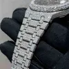 PIQUET AUDEMARバージョン新しいSton Skeleton Watch Pass TT Mens Diamonds最高品質メカニカルETAムーブメントラグジュアリーアイスアウトサファイア高品質