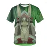 T-shirt da uomo Sexy Girl Anime Shirt Made In Abyss Stampa 3D Streetwear Uomo Donna Moda Oversize T-shirt Bambini Ragazzo Punk Teeshirt Top