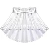 Clothing Sets Children Kids Girls Ballet Dancewear Shiny Metallic Jazz Dane Costume Performance Outfits Sleeveless Crop Top With Skirt Set