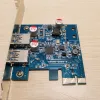 Low+Normal Profile Wspornik PCI-E do USB 3.0 Karta rozszerzająca PCIE USB 3.0 Adapter Half Wysokość