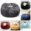 Capas de cadeira Ers Nt Sofá Er Sem Enchimento Macio Lavável Tecido Fluffy Fur Bean Bag Cama Reclinável Almofada Home Decor 230914 Drop Delivery Dhogb