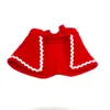 Vêtements pour chiens drôle chaud costume pour animaux de compagnie chat vêtements de noël chats chapeaux cape vêtements chiot Santa rouge écharpe chapeau tête décor à la maison