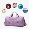 Borsone da donna Palestra Sport Scomparto per scarpe Borse Durevole Leggero Yoga Borsa grande Nuoto Viaggio Borsone Borsa a tracolla a tracolla 231213