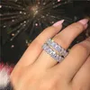 Choucong Eeuwige Belofte Ring 925 Sterling Zilver Oval Cut Diamond Engagement Wedding Band Ringen Voor Vrouwen Mannen Jewelry230Z