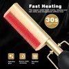 Hair Straighteners 450°F Comb Electric for Wigs Pressing Combs for Black Hair Electric Straightening Comb for Women 231213